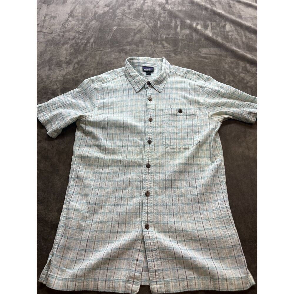 Patagonia Organic‎ Cotton Plaid Short Sleeves Button Down Shirt S